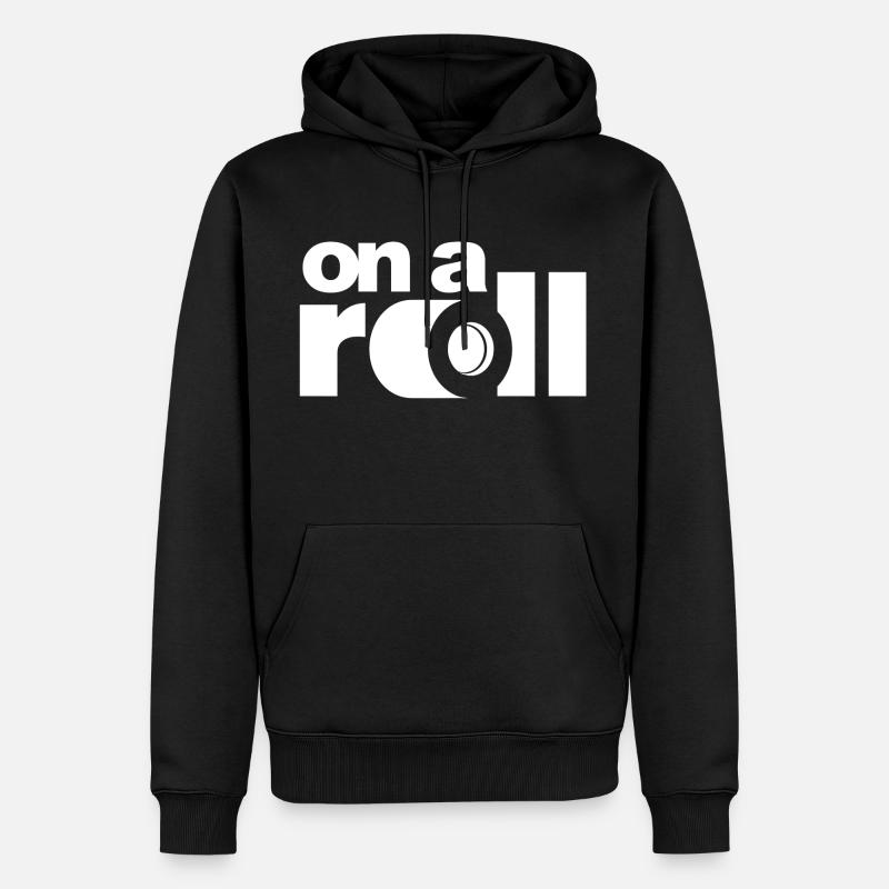 Sur une lancée - Sweat à capuche Premium bio Homme - noir