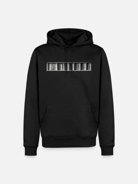 Voyage intérieur - Sweat à capuche Premium bio Homme - noir