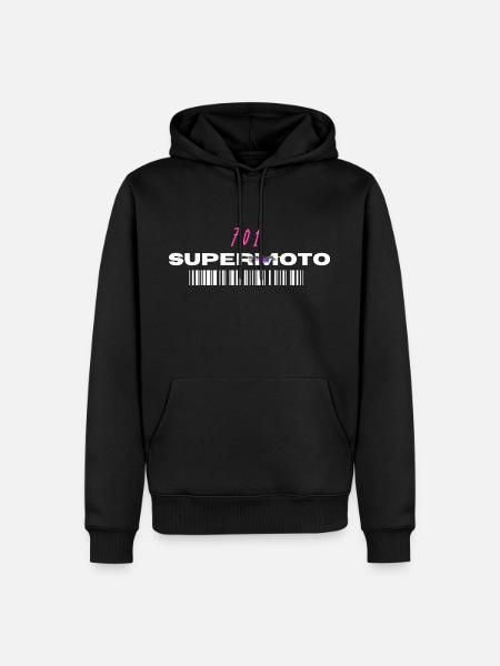 701 Supermoto - Männer Premium Bio Hoodie - Schwarz