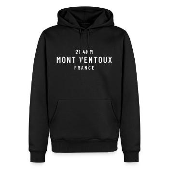 Mont Ventoux Road Cycling - Men’s Premium Organic Hoodie - black - Front - Nico (187cm)