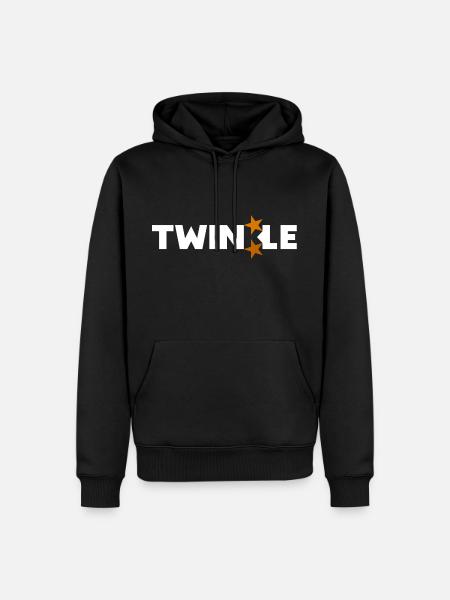 Twinkle - Männer Premium Bio Hoodie - Schwarz