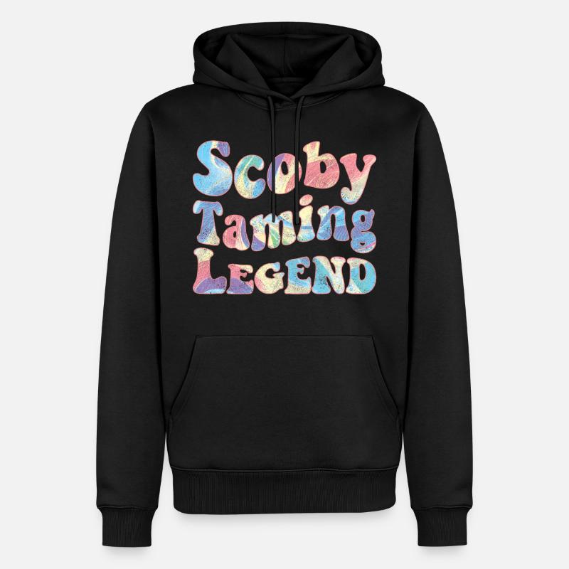 Légende de Scoby Taming - Sweat à capuche Premium bio Homme - noir