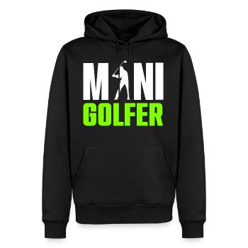 Minigolfer Golf Game Golf Sport Golfer - Männer Premium Bio Hoodie - Schwarz - Vorne - Nico (187cm)