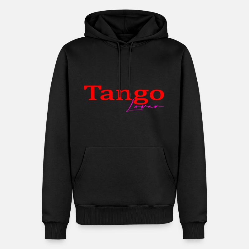 Tango - Männer Premium Bio Hoodie - Schwarz