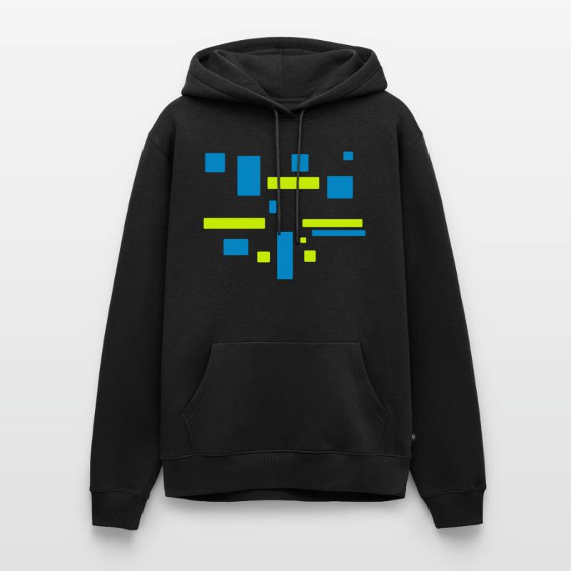 Pattern Abstract Minimal (Vector) Men’s Premium Organic Hoodie