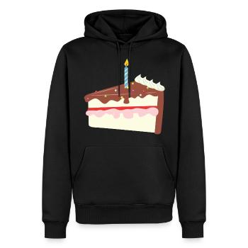 Chocolate Birthday Cake - Sweat à capuche Premium bio Homme - noir - Devant - Nico (187cm)