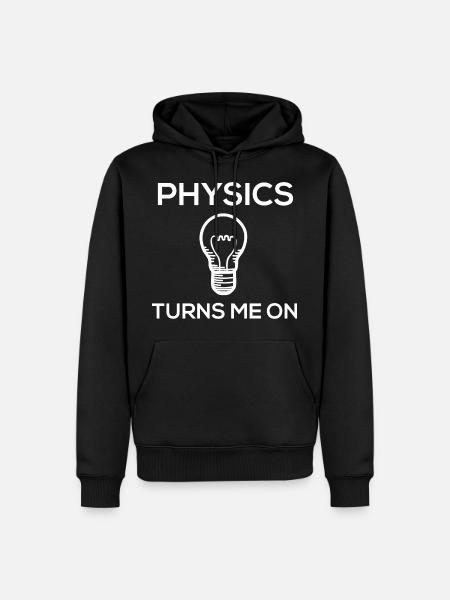 Physics turns me on - Men’s Premium Organic Hoodie - black