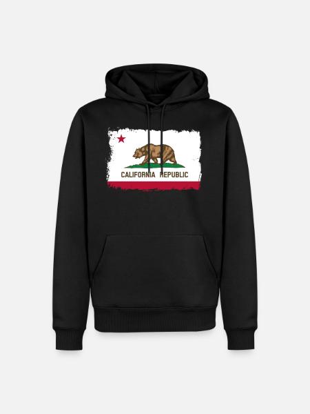 California - Gift Idea - Men’s Premium Organic Hoodie - black