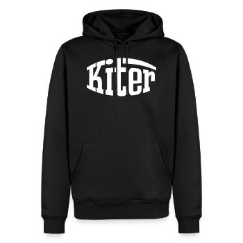 Kite Kiten Kitesurfer - Männer Premium Bio Hoodie - Schwarz - Vorne - Nico (187cm)