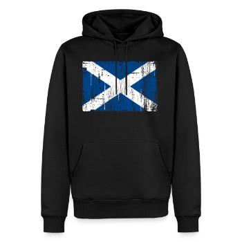 Schottland - Männer Premium Bio Hoodie - Schwarz - Vorne - Nico (187cm)