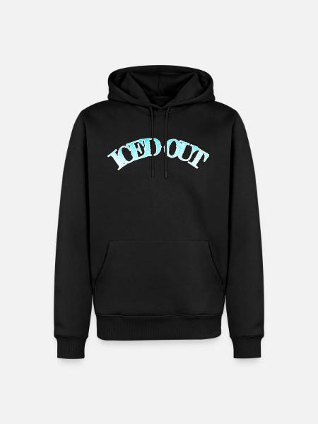 Iced Out - Men’s Premium Organic Hoodie - black
