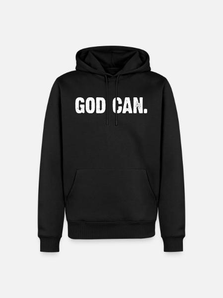 God Can - Men’s Premium Organic Hoodie - black