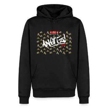 Kreative Karpfenangel-Geschenkideen - Männer Premium Bio Hoodie - Schwarz - Vorne - Nico (187cm)