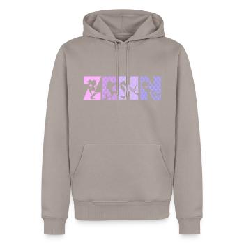 Geburtstag Mädchen 10 Jahre alt Nixe Meerjungfrau - Männer Premium Bio Hoodie - Taupe - Vorne - Nico (187cm)