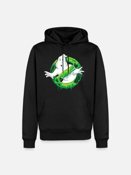 Ghostbusters Slime Logo - Men’s Premium Organic Hoodie - black