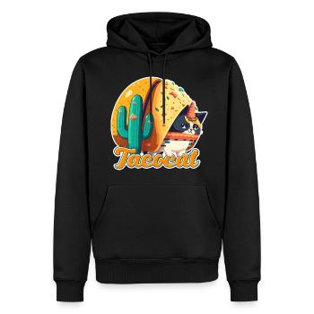 Funny Animals Graphic - Men’s Premium Organic Hoodie - black - Front - Nico (187cm)