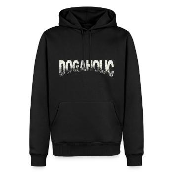 DOGAHOLIC IGP Mondioring Hundemotiv - Männer Premium Bio Hoodie - Schwarz - Vorne - Nico (187cm)