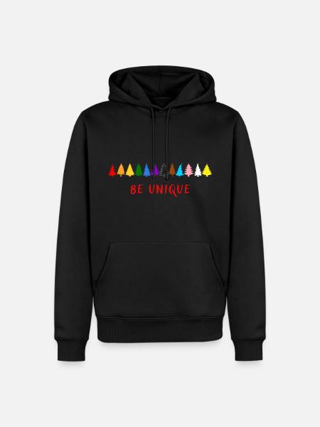 Be unique! LGBTQ - Men’s Premium Organic Hoodie - black