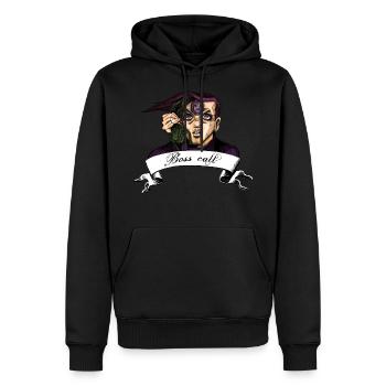 Doppio (JoJo's Bizarre Adventure Part 5) - Men’s Premium Organic Hoodie - black - Front - Nico (187cm)