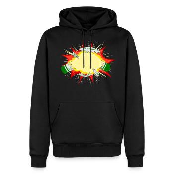 Böller Explodiert Feuerwerk Pyro - Männer Premium Bio Hoodie - Schwarz - Vorne - Nico (187cm)