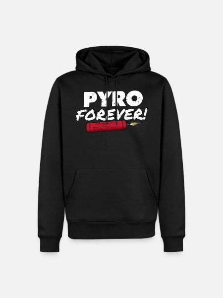 Pyro Forever - Men’s Premium Organic Hoodie - black