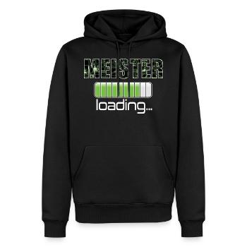 Meister loading Elektro Elektroniker Elektriker - Männer Premium Bio Hoodie - Schwarz - Vorne - Nico (187cm)