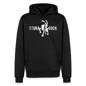 Österreich Gsiberger Ländle Dialekt Spruch - Männer Premium Bio Hoodie - Schwarz - Vorne - Nico (187cm)
