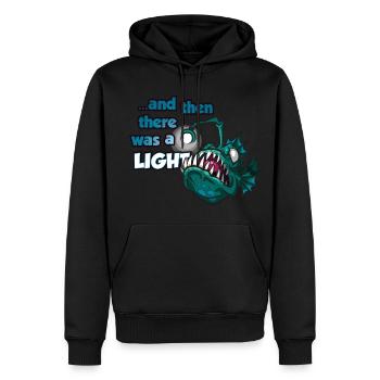 Frogfish Lantern Angler Deep Sea Dicton Comic - Sweat à capuche Premium bio Homme - noir - Devant - Nico (187cm)