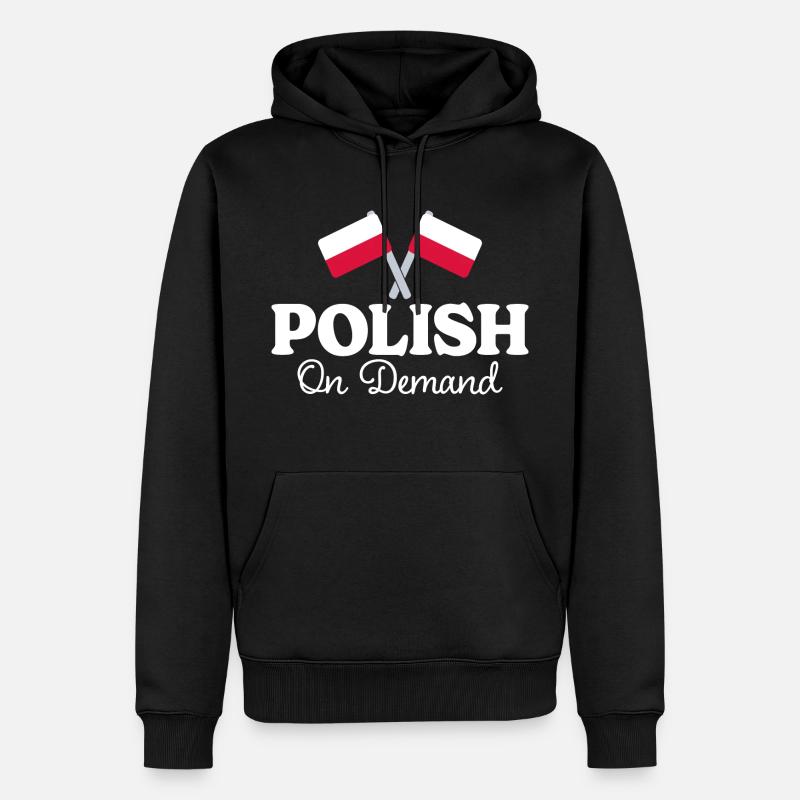 Polnisch Übersetzer Polnisch Dolmetscher - Männer Premium Bio Hoodie - Schwarz
