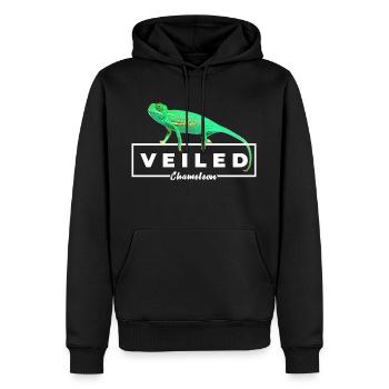 Baby Veiled Chamäleon Reptilien Besitzer - Männer Premium Bio Hoodie - Schwarz - Vorne - Nico (187cm)