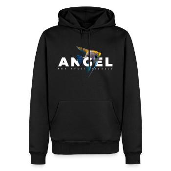 Kaiserfisch Buntbarsch Aquarium Fisch - Männer Premium Bio Hoodie - Schwarz - Vorne - Nico (187cm)