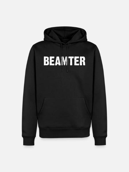 Fonctionnaire - Sweat à capuche Premium bio Homme - noir