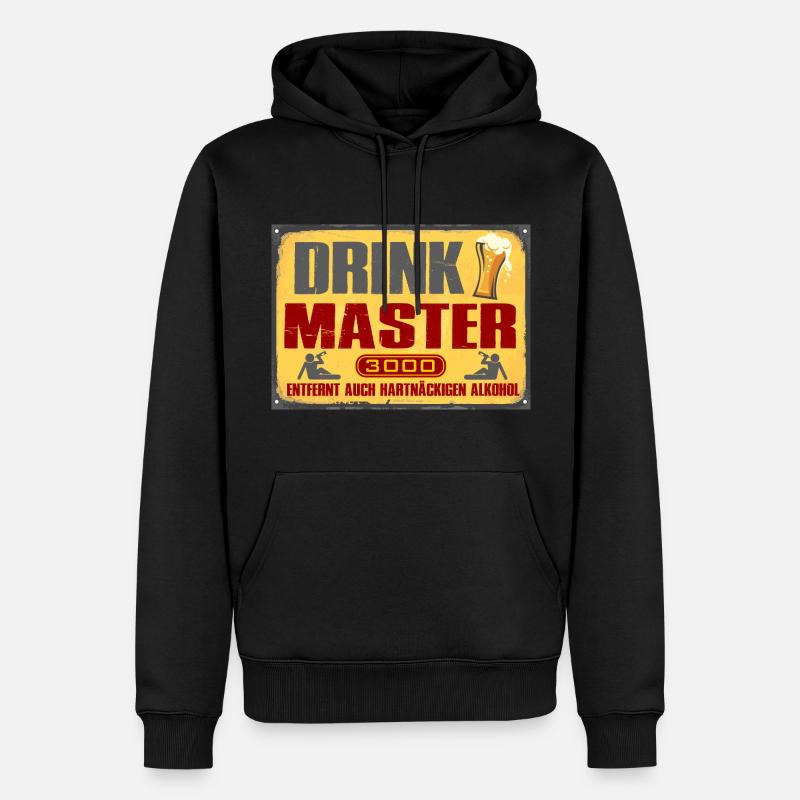 Drink Master - Männer Premium Bio Hoodie - Schwarz