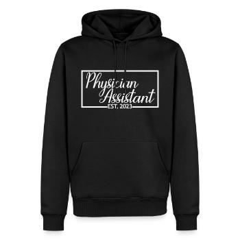 Physician Assistant Est. 2023 zukünftiger PA-Absolvent - Männer Premium Bio Hoodie - Schwarz - Vorne - Nico (187cm)