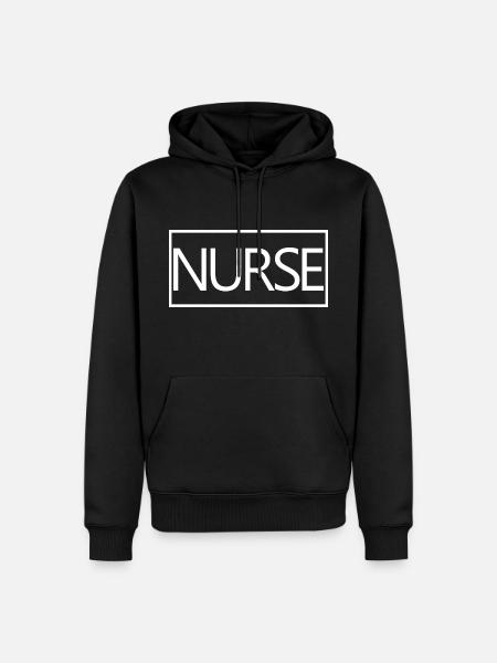 Cadeau d'étudiant diplômé en soins infirmiers fier d'infirmière - Sweat à capuche Premium bio Homme - noir