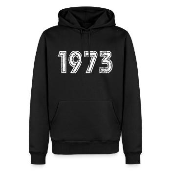 Droits des femmes 1973 & Defend Roe v Wade - Sweat à capuche Premium bio Homme - noir - Devant - Nico (187cm)