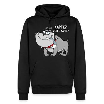 Kapfe? Welfe Kapfe? - Männer Premium Bio Hoodie - Schwarz - Vorne - Nico (187cm)