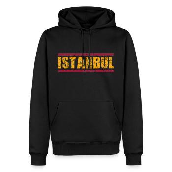 Istanbul Fußball - Männer Premium Bio Hoodie - Schwarz - Vorne - Nico (187cm)