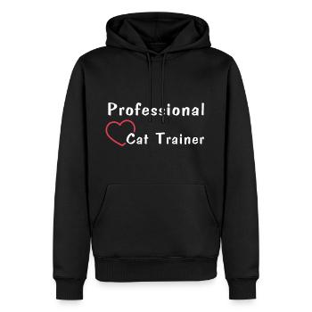 Professional Cat Trainer - Männer Premium Bio Hoodie - Schwarz - Vorne - Nico (187cm)