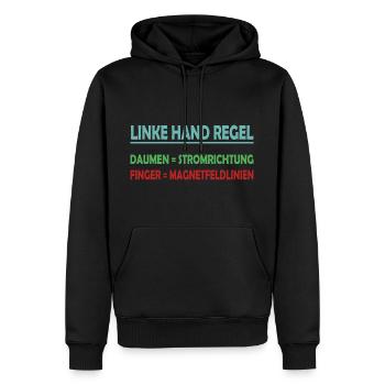 Spannung und Widerstand Elektrizität - Physiker - Männer Premium Bio Hoodie - Schwarz - Vorne - Nico (187cm)