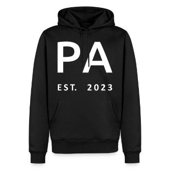 PA Est. 2023 Graduate Physician Assistant Geschenk - Männer Premium Bio Hoodie - Schwarz - Vorne - Nico (187cm)