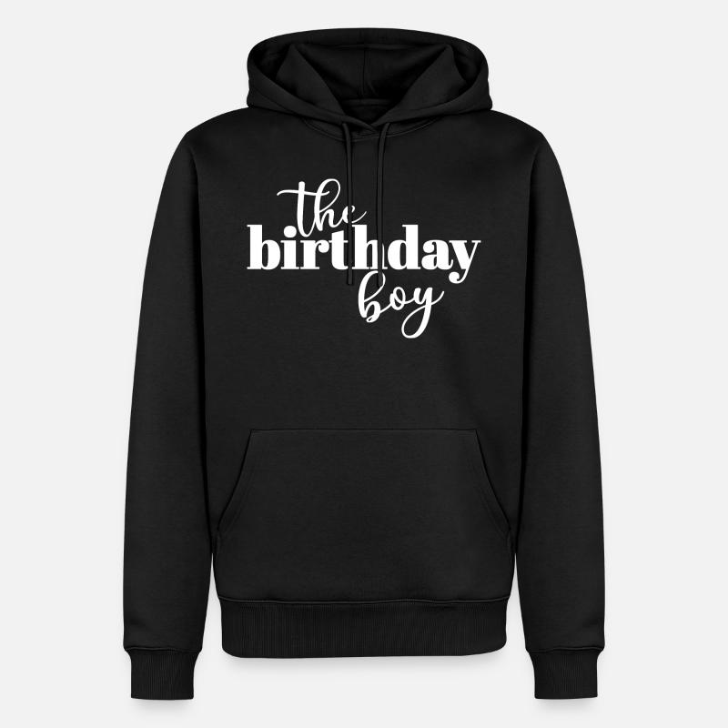 Le garçon d’anniversaire - Sweat à capuche Premium bio Homme - noir