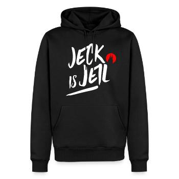 Karneval Kölner Karneval Geschenk Alaaf - Männer Premium Bio Hoodie - Schwarz - Vorne - Nico (187cm)