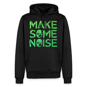 Hardstyle Music Festival DJ Cadeau - Sweat à capuche Premium bio Homme - noir - Devant - Nico (187cm)