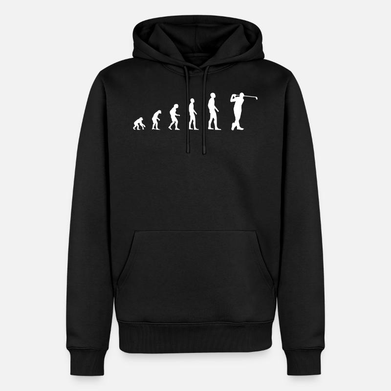 Golf - Evolution - Sweat à capuche Premium bio Homme - noir
