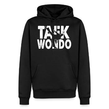 Kampfsport Tae kwon do Asien Geschenk - Männer Premium Bio Hoodie - Schwarz - Vorne - Nico (187cm)