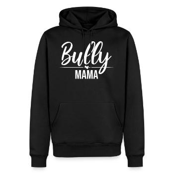 Frenchie French Bulldog Bully Mama - noir - Sweat à capuche Premium bio Homme - noir - Devant - Nico (187cm)