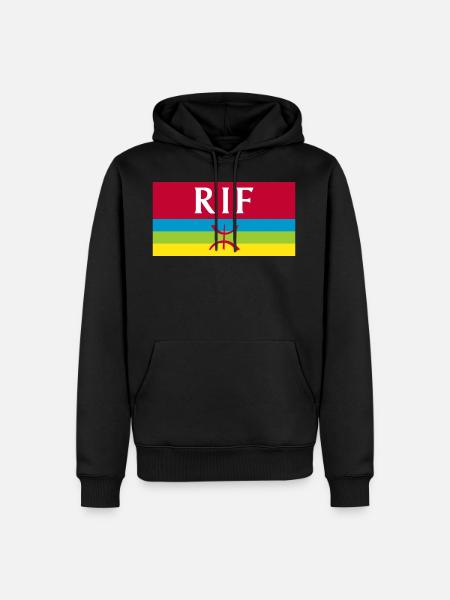 Rif - Männer Premium Bio Hoodie - Schwarz