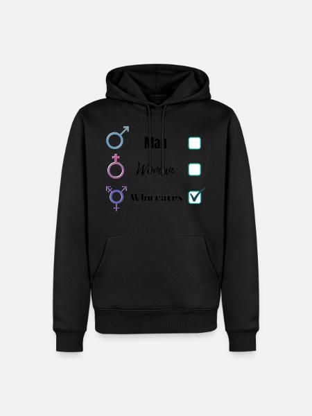 Clothing I am non-binary - Men’s Premium Organic Hoodie -