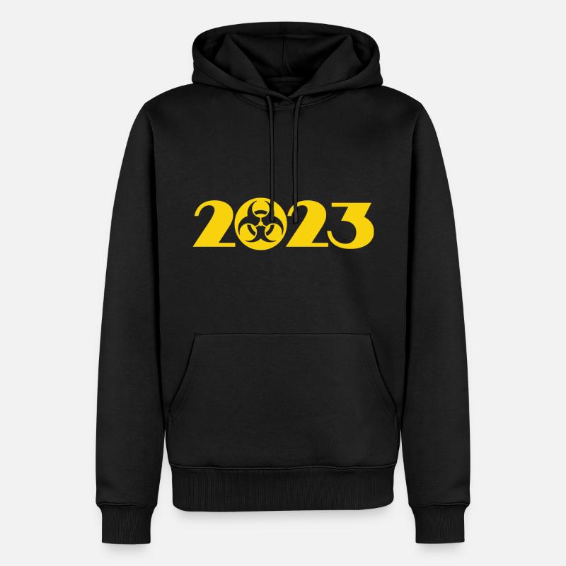 Biohazard 2023, 2023, Spam 2023 - Sweat à capuche Premium bio Homme - noir